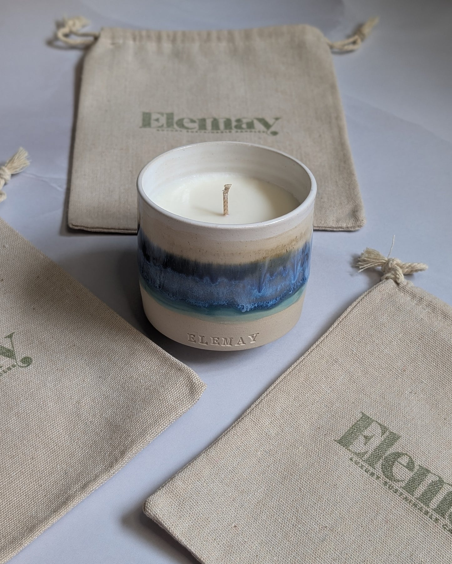 Ocean Breeze - Luxury Refillable Ceramic Candle