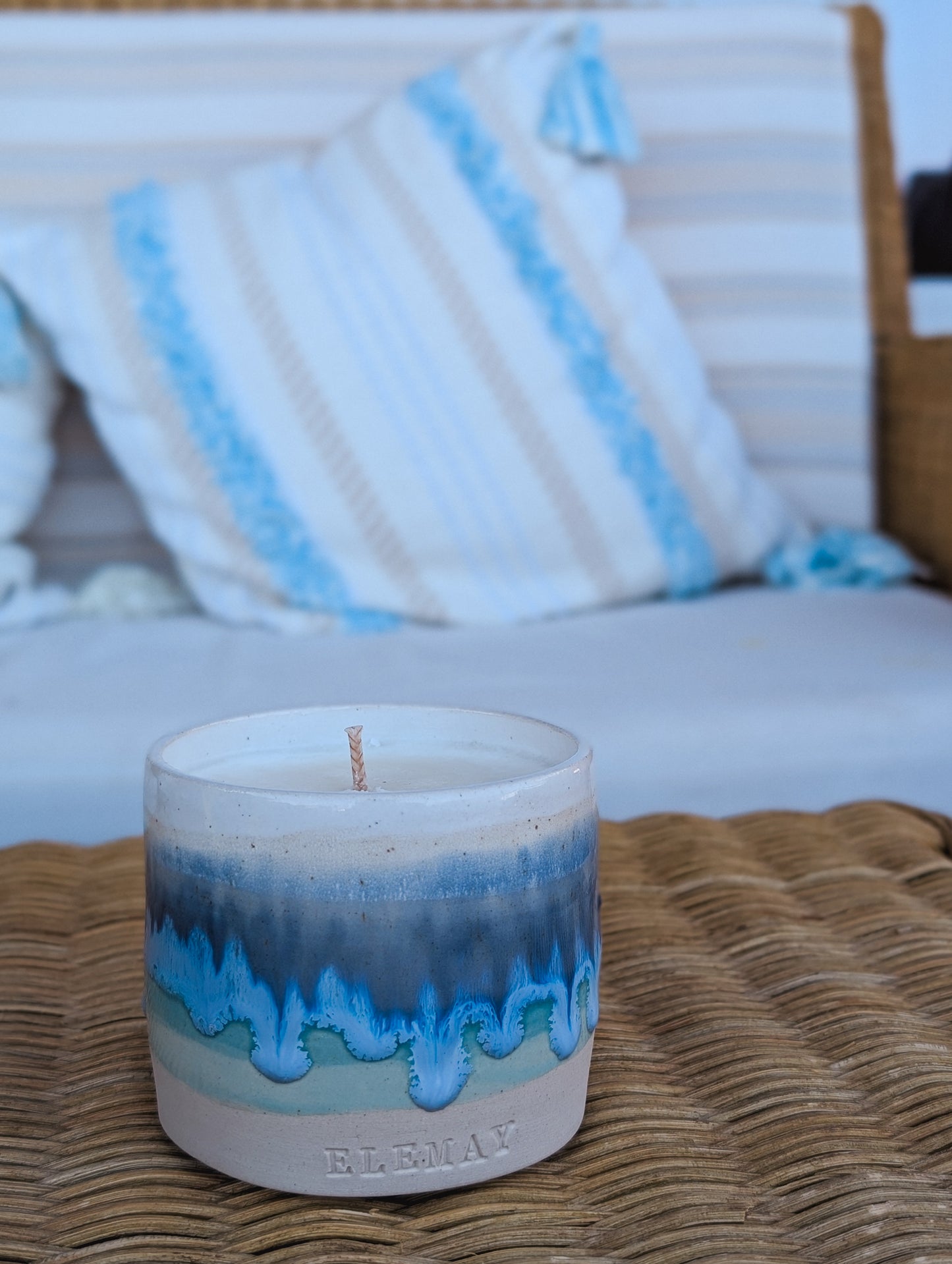 Ocean Breeze - Luxury Refillable Ceramic Candle