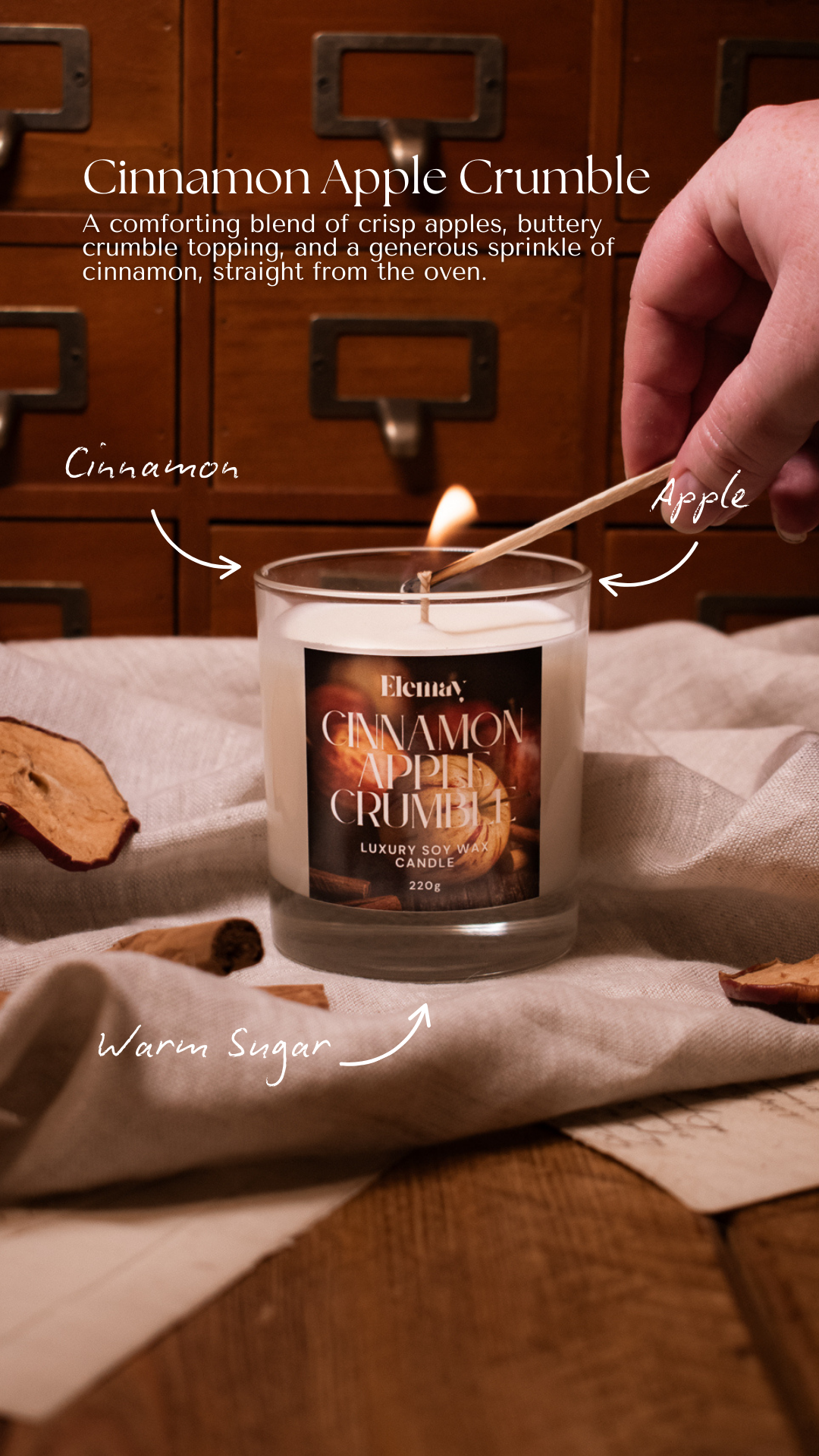 Cinnamon Apple Crumble Candle