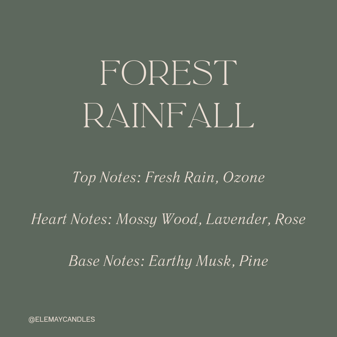 Forest Rainfall Candle