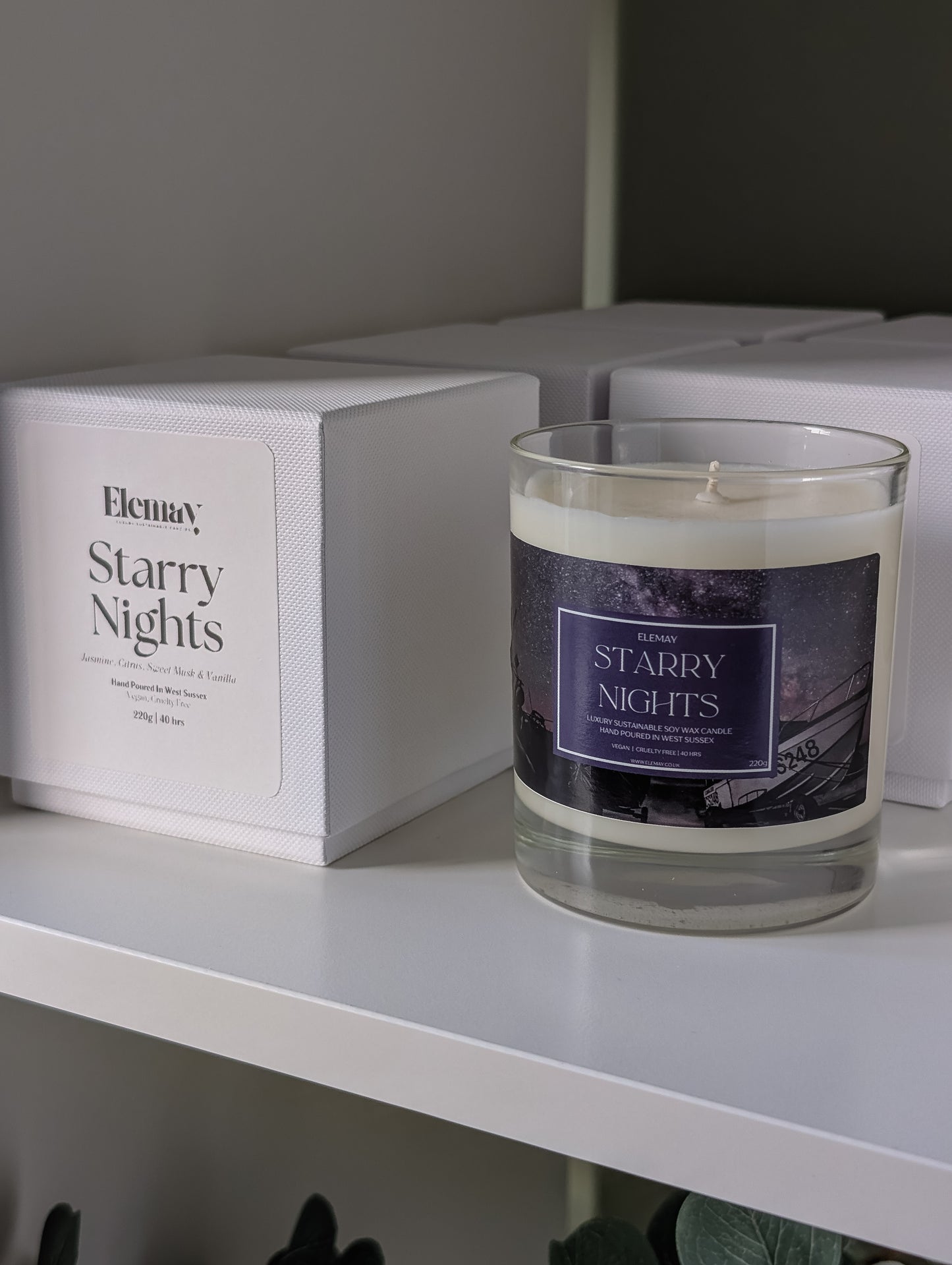 Starry Nights Candle