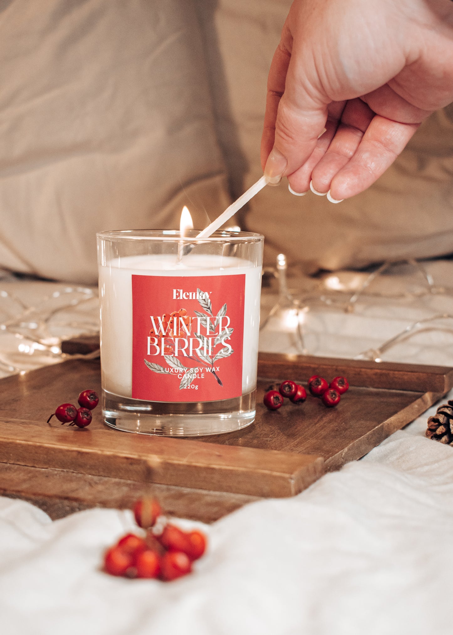 Winter Berries Candle