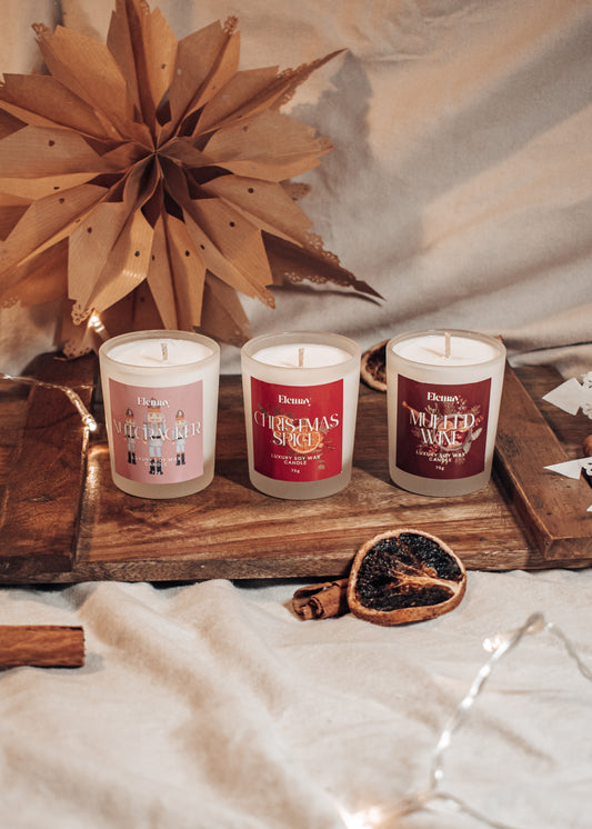 Merry Christmas Mini Candle Gift Set