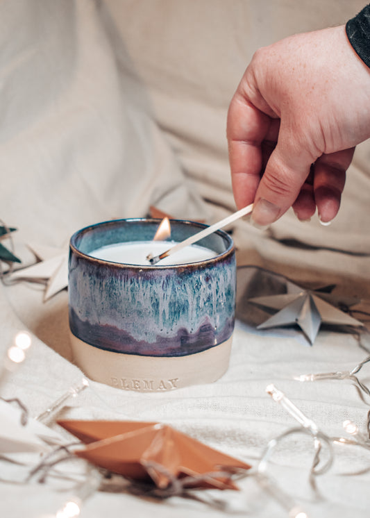 Starry Nights - Luxury Refillable Ceramic Candle
