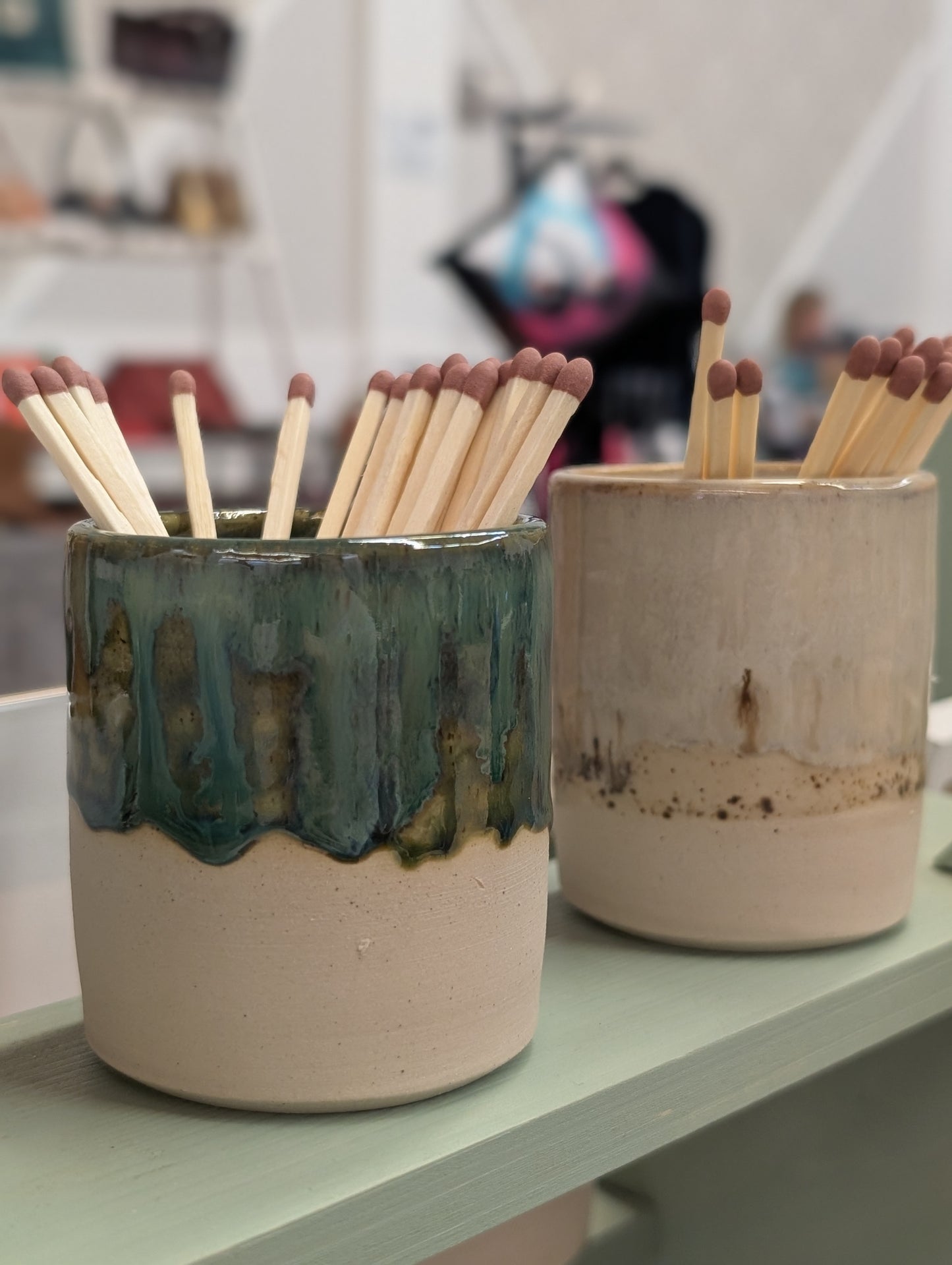 Ceramic Match Pots