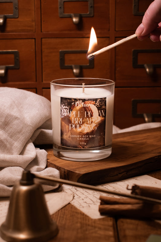 Maple Pecan Bread Pudding Candle