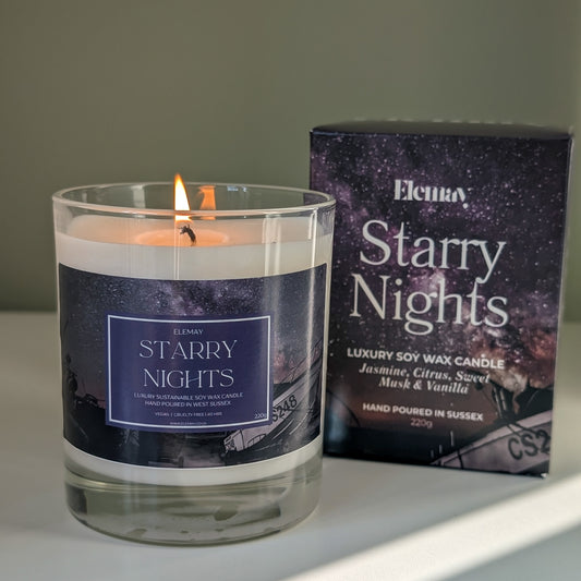 Starry Nights Candle